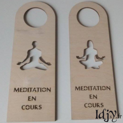 Door-hanger "Meditation" (FR)